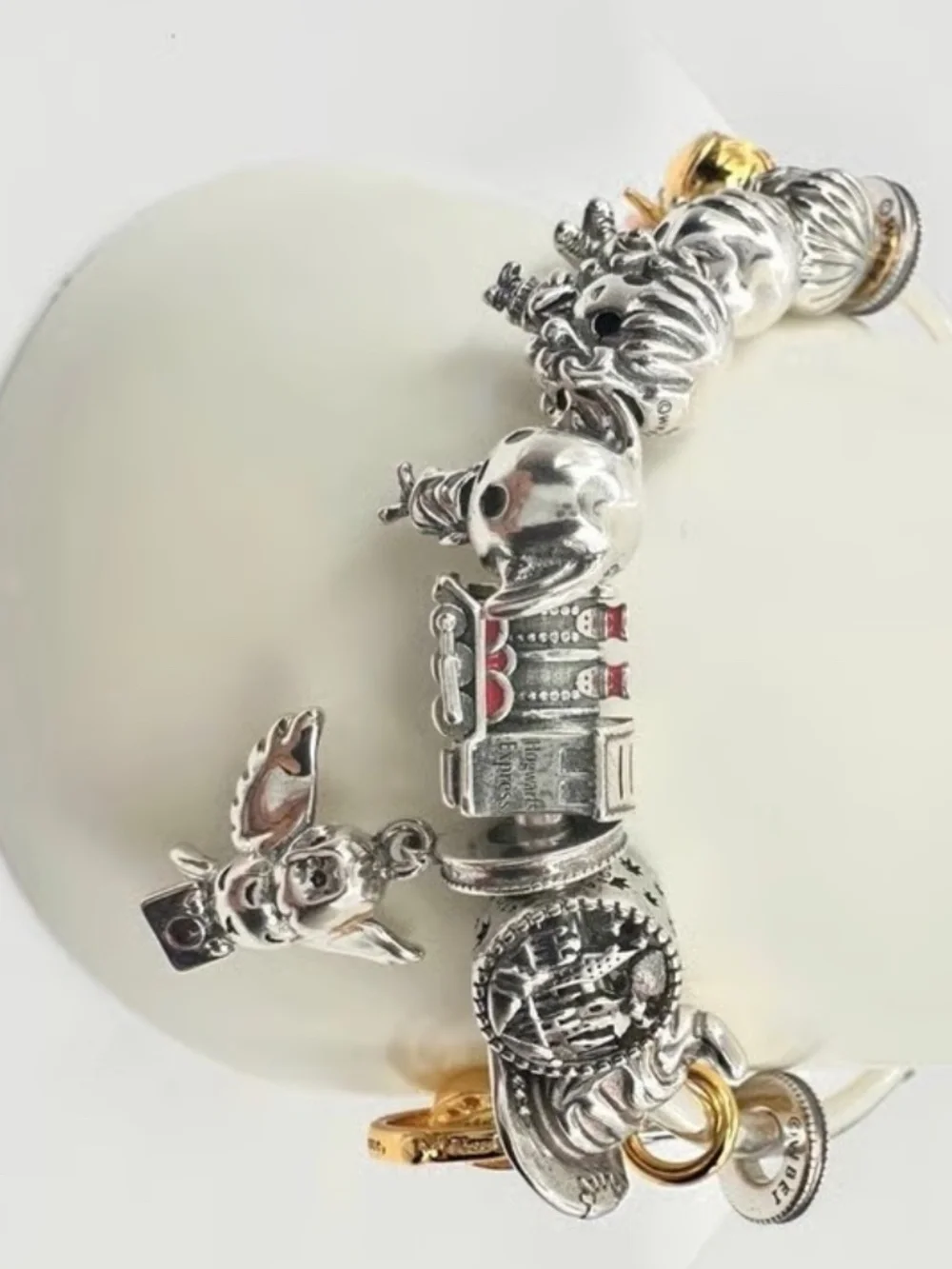 Pandora Pandora Harry Potter Round HP Charm S925 ALE Sterling ParinaSilver Charm